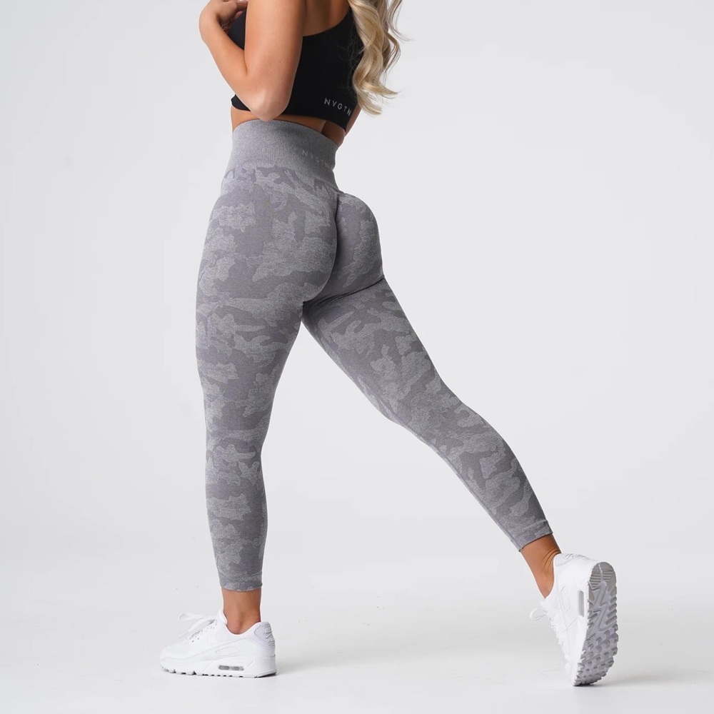 NVGTN Heather Gray Camouflage Leggings